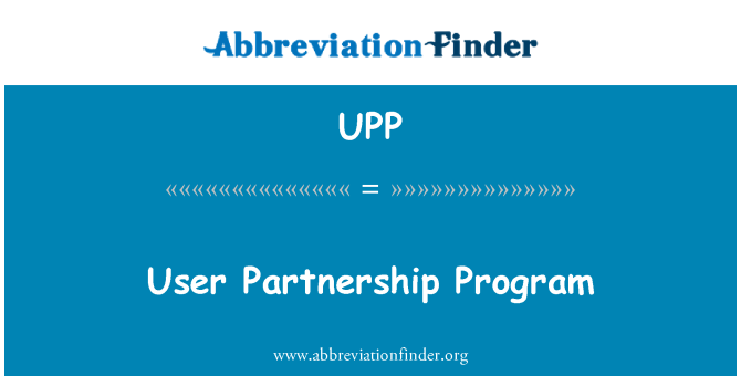 UPP: Programa de partners de l'usuari