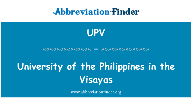 UPV: Università tal-Filippini fil-Visayas