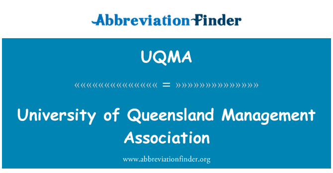 UQMA: L-Assoċjazzjoni l-amministrazzjoni ta ' l-Università ta ' Queensland
