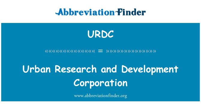 URDC: Vil rechèch ak devlòpman Corporation