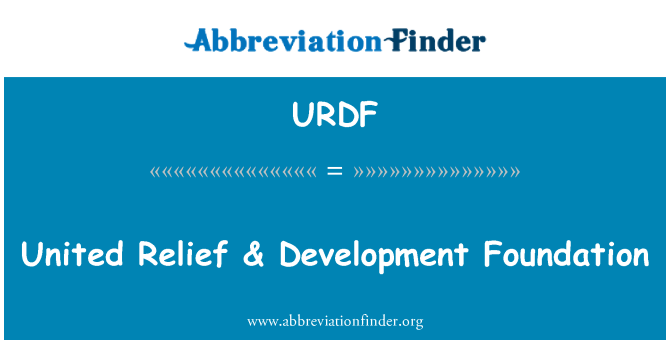 URDF: Vereinigte Relief & Development Foundation