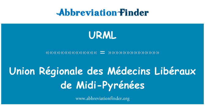 URML: Unió Régionale des Médecins Libéraux de Midi-Pyrénées