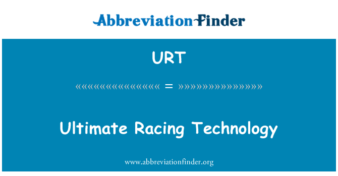 URT: Ultimate Racing Technology