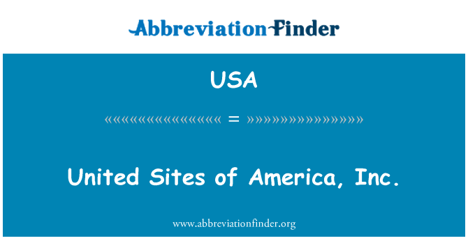 USA: 美国公司的联合国的网站