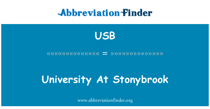 USB: Universitas di Stonybrook