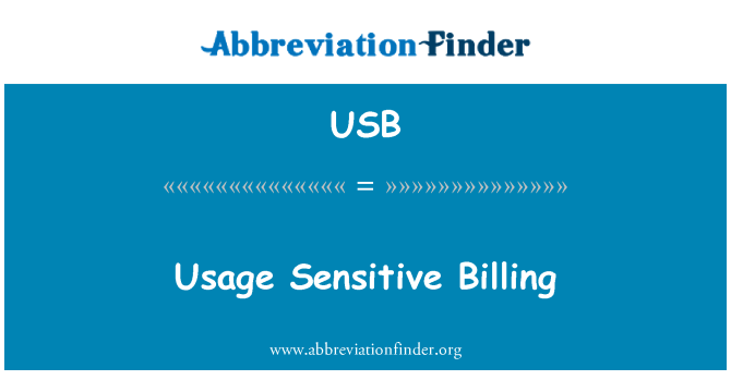 USB: L' Facturation sansib
