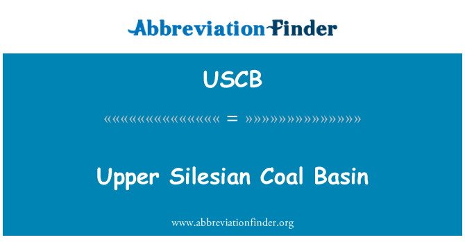 USCB: Upper Silezië kolen Basin