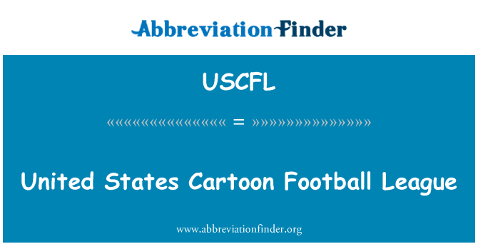 USCFL: Liga bola sepak Amerika Syarikat kartun