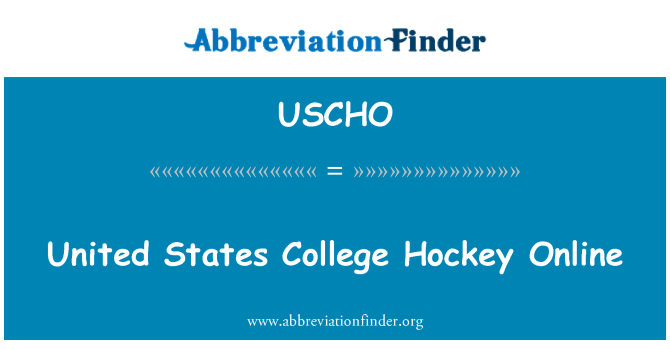 USCHO: United States College Hockey Online