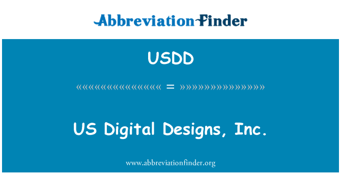 USDD: US Digital Designs, Inc.