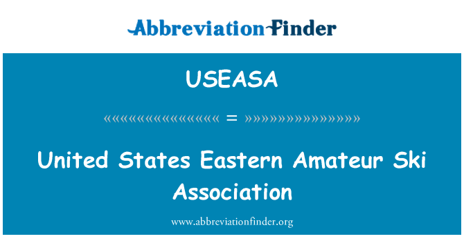 USEASA: United States orientale Ski Amateur Association