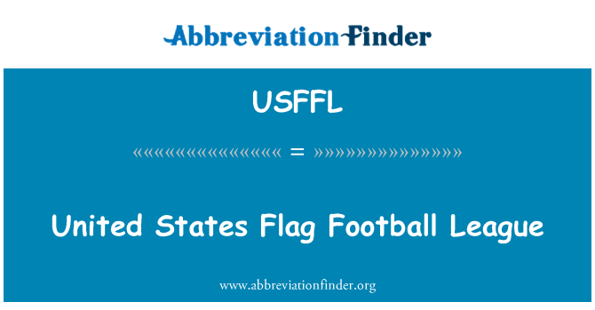 USFFL: Nan Etazini drapo foutbòl lig