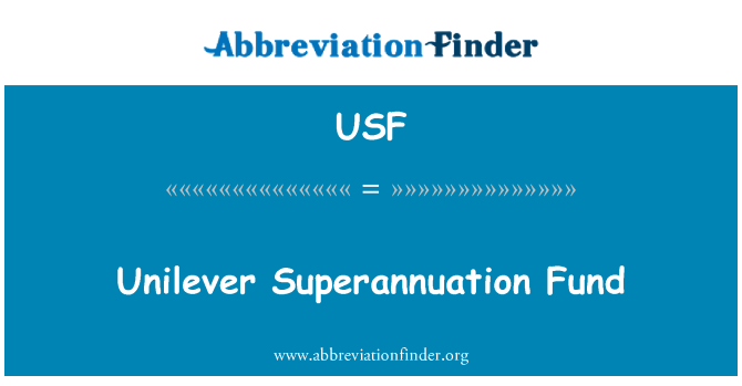 USF: Unilever Pension Fund