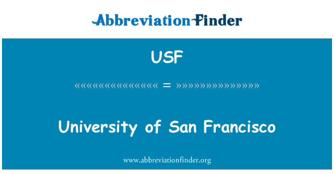 USF: University of San Francisco