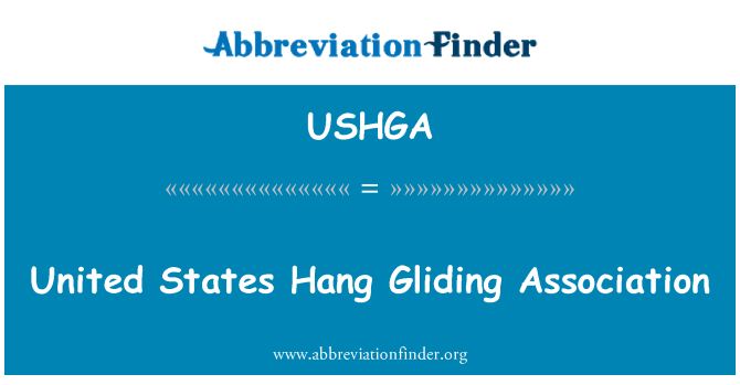 USHGA: Сполучені Штати дельтапланеризму Асоціації