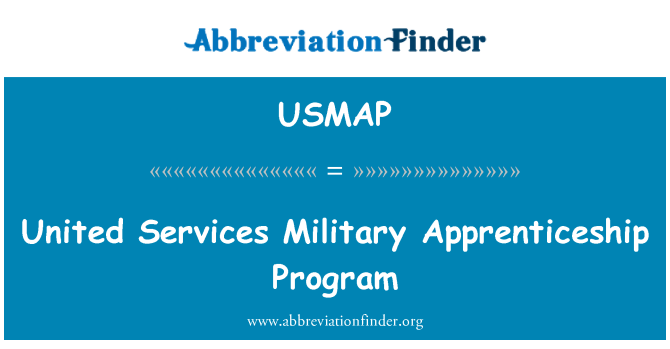 USMAP: Enat tjänster militära lärlingsprogram