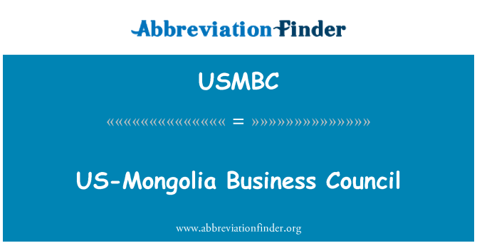 USMBC: US-Mongolia Business Council