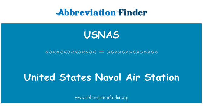 USNAS: United States Naval Air Station