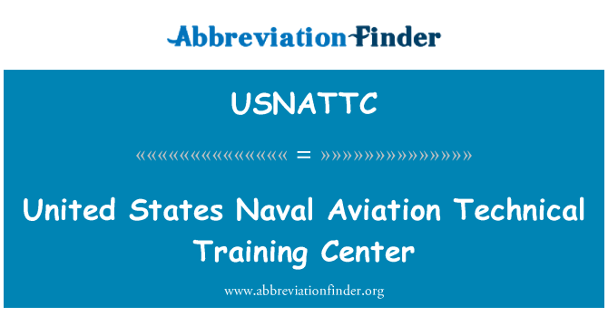 USNATTC: Stati Uniti Naval Aviation Technical Training Center