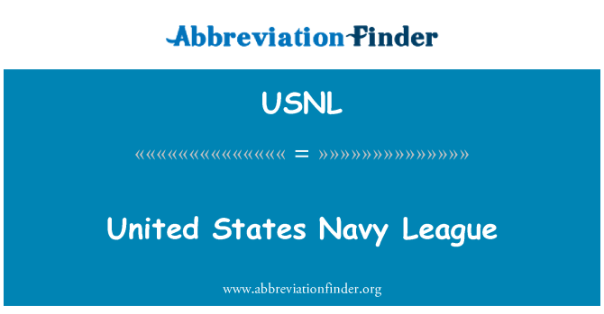 USNL: 美国海军联盟
