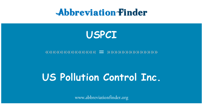 USPCI: USA znečištění Control Inc.