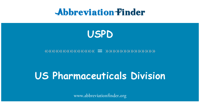 USPD: ASV Pharmaceuticals Division