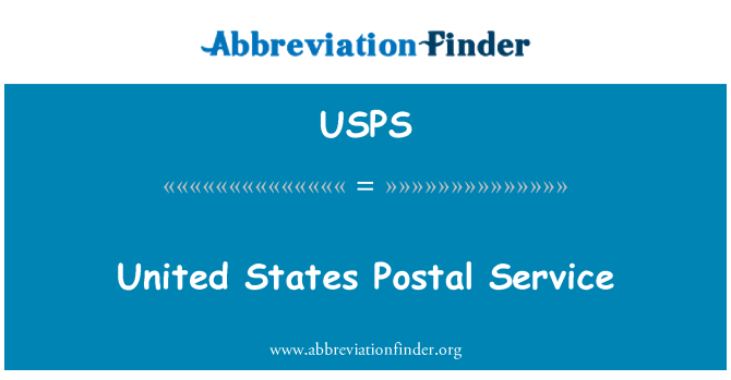 USPS: Servizz postali ta ' l-Istati Uniti