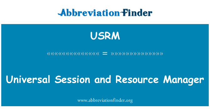 USRM: الدورة العالمية وإدارة الموارد