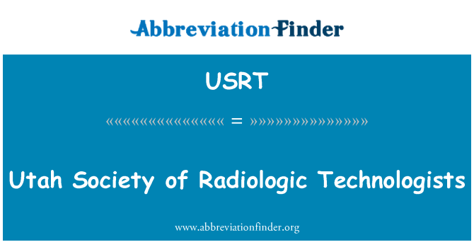 USRT: Utah Society of Radiologic Technologists