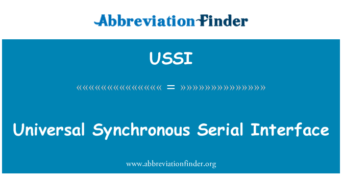 USSI: L-Interface tas-serje sinkronizzata universali