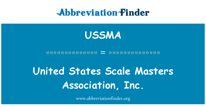 USSMA: Aux États-Unis, maîtres échelle Association, Inc.