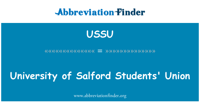 USSU: University of Salford Students' Union