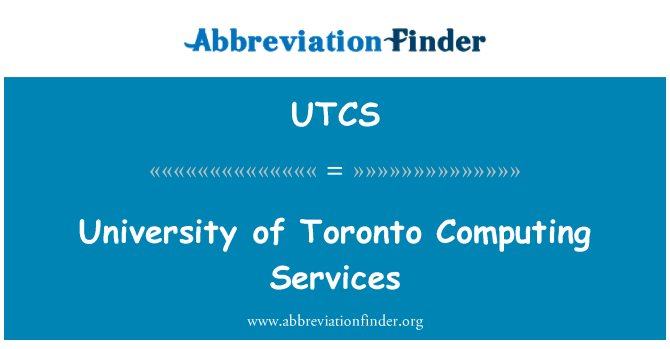 UTCS: Toronton yliopisto Computing Services