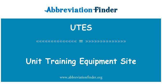 UTES: Unità formazione attrezzature sito