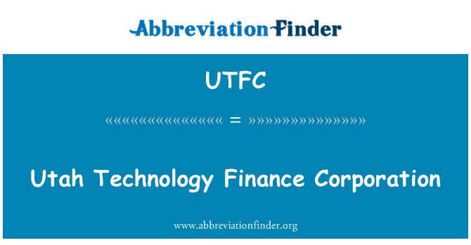 UTFC: Юта технологии финансовая корпорация