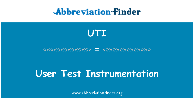 UTI: L'usuari prova instrumentació