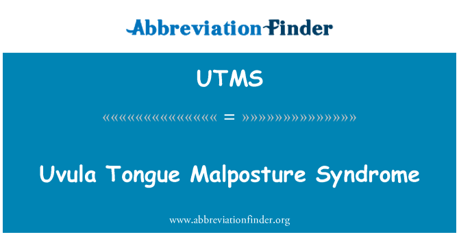 UTMS: Alwèt lang Malposture iminitè