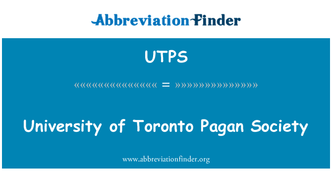 UTPS: Inivèsite Toronto Payen sosyete