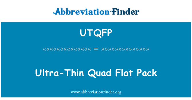 UTQFP: Sa tout moun fin glas sou vant kwadwiplè