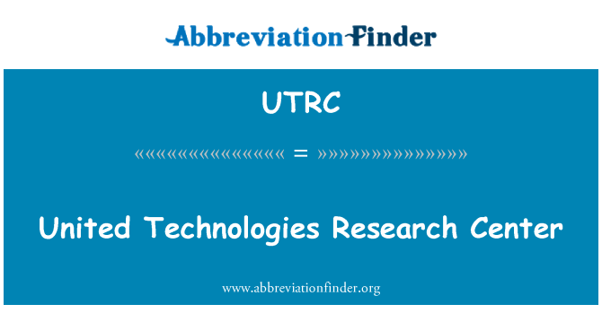 UTRC: Iċ-ċentru tar-riċerka teknoloġiji Unit