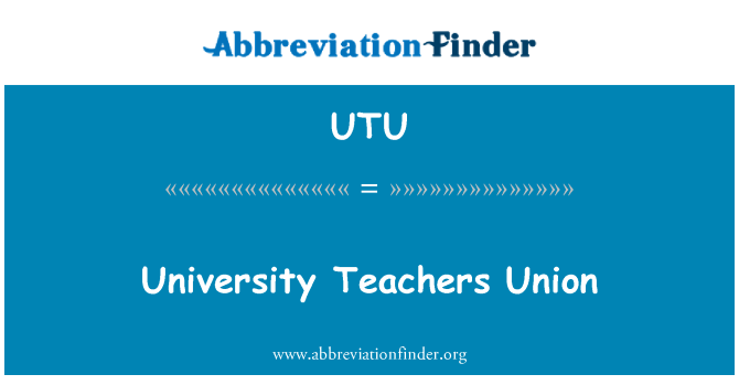UTU: Inyon pwofesè Inivèsite