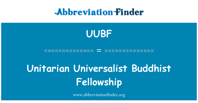 UUBF: Unitarian Universalist Buddyjski stypendium