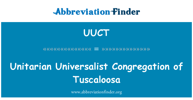 UUCT: Jemaah Unitarian Universalist Tuscaloosa