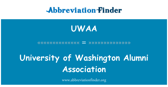 UWAA: 華盛頓大學校友協會
