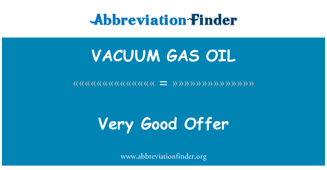 VACUUM GAS OIL: Òf trè byen