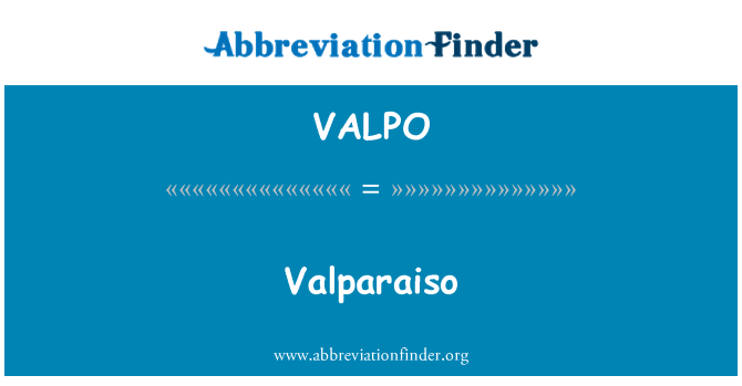 VALPO: Valparaiso