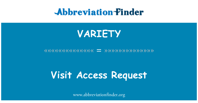 VARIETY: Visite o pedido de acesso