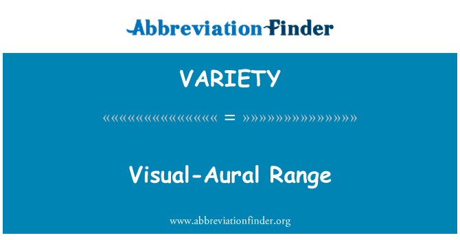 VARIETY: Visual-Aural utvalg