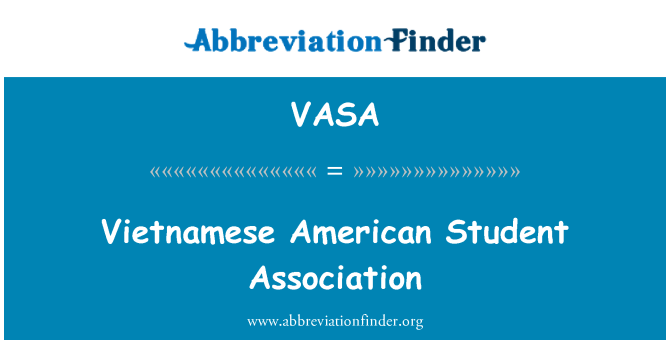 VASA: Associació d'estudiants nord-americans vietnamita