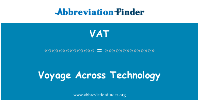 VAT: Sejlads på tværs af teknologi